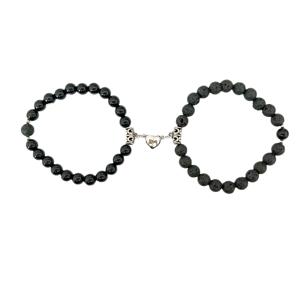 Magnetic Couple Bracelet.  Love Connection Jewelry