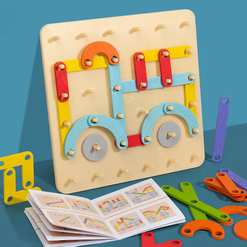 Montessori Educational Letter and Number Building Blocks